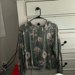 flower long sleeve shirt